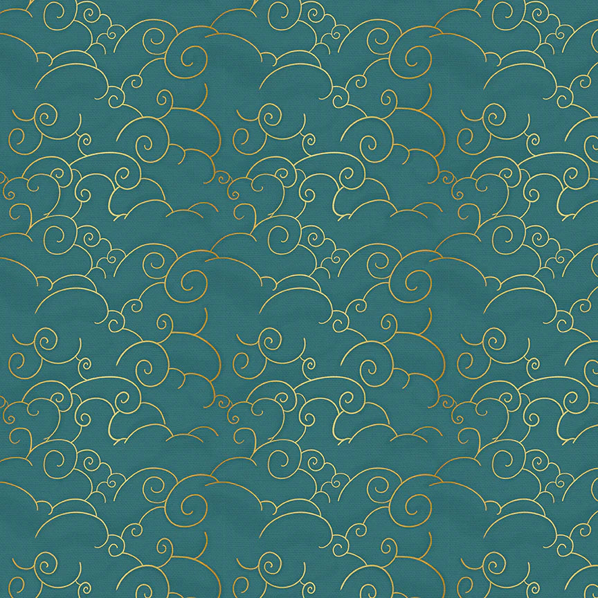 Sky Adventures- Sea of Clouds  Dark Blue 120-4586 for Paintbrush Studio, sold by the half-yard (Copy)