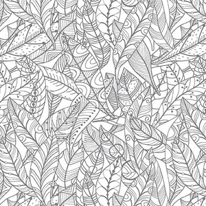 Feathers Lined Steel By KIMBERLY EINMO, 17005-08, Rooville, for Benartex, sold by the half-yard