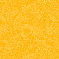 Outback Roo Canary By KIMBERLY EINMO, 17006-30, Rooville, for Benartex, sold by the half-yard