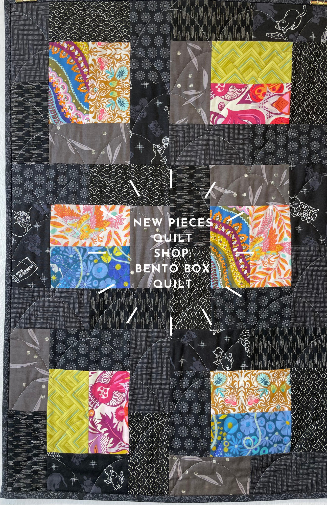 Bento Box Quilt Postcard Pattern - PDF Download Only