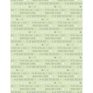 Winsome Critters, Words Green, 3060 36259 717 by Wilmington Prints, sold by the half-yard
