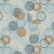Wisps on the Wind, 2710-31786-Q, Overlapping Circle Geo, by QT Fabrics, sold by the half yard