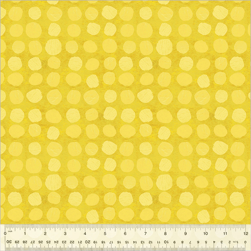 Carousel Polka Dots in Yellow 54364-10  by Sharon Virtue for Windham Fabrics,44