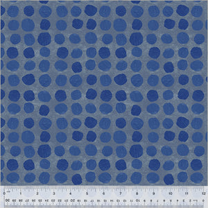 Carousel Polka Dots in Blue 54364-13  by Sharon Virtue for Windham Fabrics,44"/45" wide, sold by half-yard