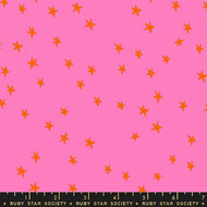 Starry Vivid Pink RS4109 41 by Alexia Abegg for Ruby Star Society, sold by the half-yard