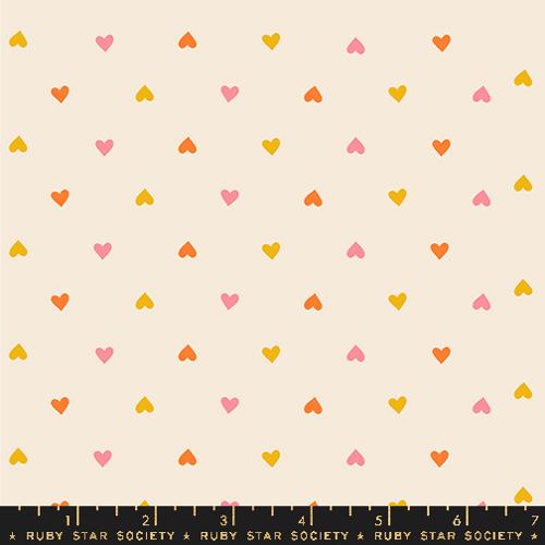 Juicy Multi Hearts RS0091 12 by Melody Miller for Ruby Star Society, sold by the half-yard