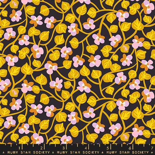 Bird is the Word Soflt Black RS3079 16 by Ruby Star Society, sold by the half-yard