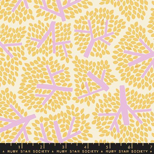 Bird is the Word Natural RS3080 12 by Ruby Star Society, sold by the half-yard