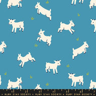 Animal Animal Light Blue Sheep RS5166 13  by Ruby Star Society, sold by the half-yard