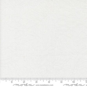 Botany Greenery Paper White, 11551 21 by Moda, sold by the 1/2 yard, 44"/45" WOF