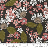 Botany Greenery Garden Bouquet Ink, 11552 12 by Moda, sold by the 1/2 yard, 44