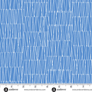 Flutter  A-1037-B (Blue) by Kim Schaefer for Andover, sold by half-yard