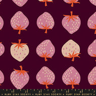 Strawberry Canvas Deep Plum, RS 3087 17L for Ruby Star Society, sold by half-yard