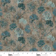 Funny Girl, Rough Around the Edges, Dandelion Stamp, 8271-99 Bark for Studio e, sold by the half yard