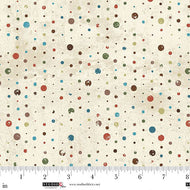 Funny Girl, Rough Around the Edges, Plaster Weathered Dots,  8273-49 for Studio e, sold by the half yard