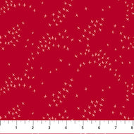 Seasons Basics in Red, 92018-26 by Figo Fabrics, sold by the half-yard
