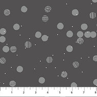 Seasons Basics in Gray, 92019-98 by Figo Fabrics, sold by the half-yard