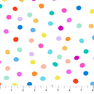 Dovetail 92027-10 Confetti Dots in Multi by Ghazal Razavi for Figo Fabrics, sold by the half-yard