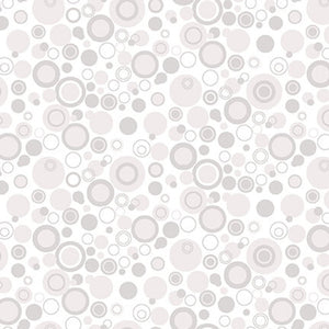 Bubble Dot Basics 9612-01W in White by Leanne Anderson for Henry Glass & Co, sold by the half yard