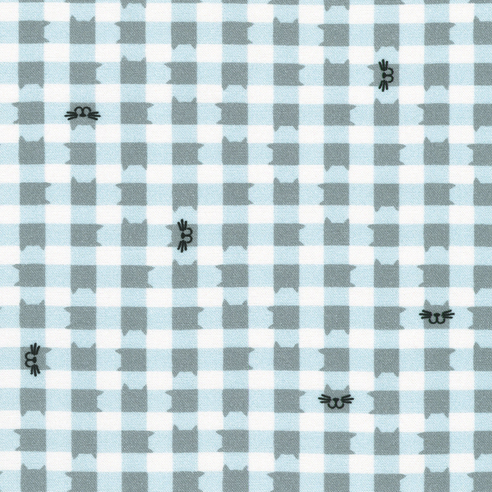 Whisker Wonderland  ANAD-23291-336, Fog  by Robert Kaufman, sold by the half-yard