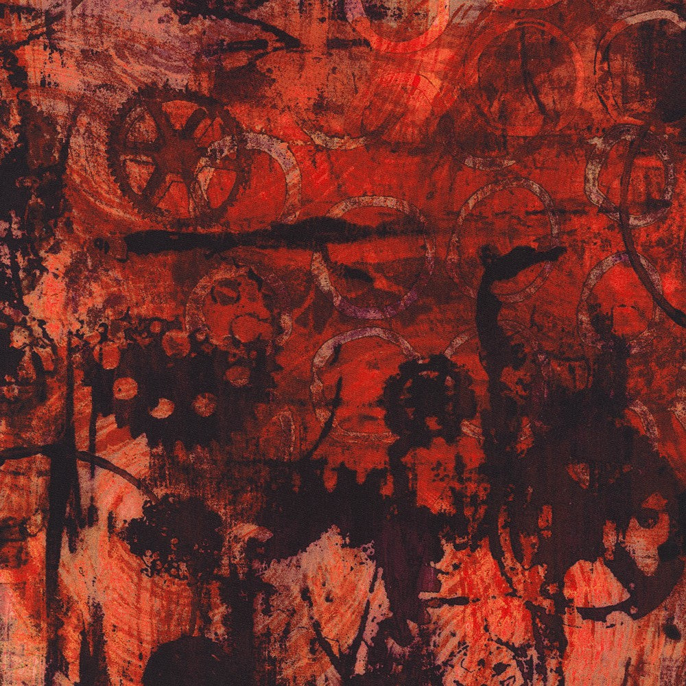 Industrial Imprints ANJD-22862-280, Wine by Robert Kaufman, sold by the half-yard