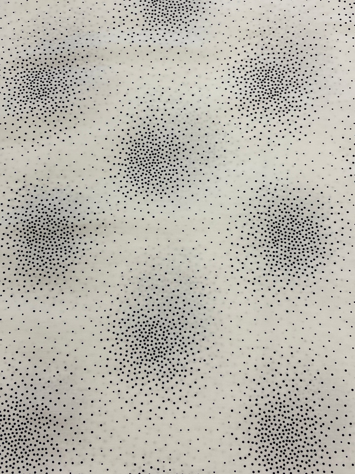 Century Black on White, CS-9677-L, for Andover, sold by the half-yard