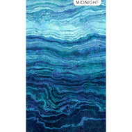 Stonehenge Ombre II by Northcott, DP27235-49, Midnight, sold by the half yard