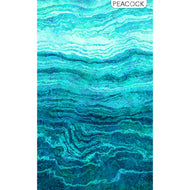 Stonehenge Ombre II by Northcott, DP27235-66, Peacock, sold by the half yard