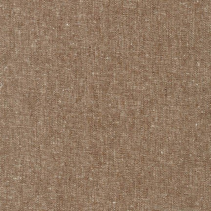 Essex Yarn Dyed in Nutmeg, E064-1255 by Robert Kaufman, sold by the half-yard