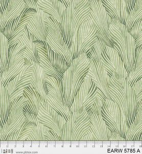 108" Quilt Back Earth Tones Wide 05785 A, (green) for P & B Fabrics, sold by the half-yard