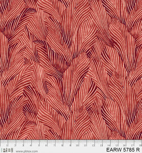 108" Quilt Back Earth Tones Wide 05785 R, (red) for P & B Fabrics, sold by the half-yard