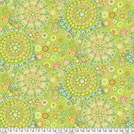 Millefiore in Green GP92, by Kaffe Fassett for Free Spirit Fabrics, sold by the half-yard