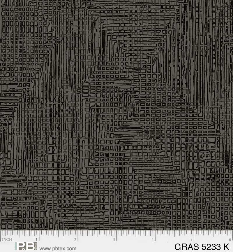 Grass Roots GRAS 5233 K, by P&B Textiles, sold by the half yard