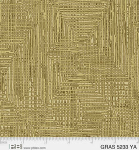 Grass Roots GRAS 5233 YA, by P&B Textiles, sold by the half yard