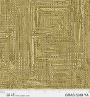 Grass Roots GRAS 5233 YA, by P&B Textiles, sold by the half yard