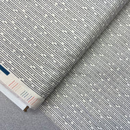 Line Up, Black on White, 38023357 for Paintbrush Studio, sold by the half-yard