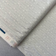 Line Up, Dark Grey on White, 38023350 for Paintbrush Studio, sold by the half-yard