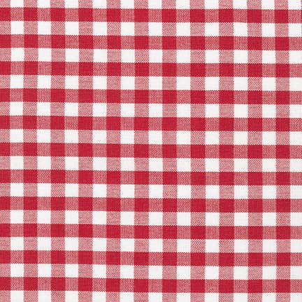 Carolina Gingham P-16368-91 in  CRIMSON for Robert Kaufman, sold by the half-yard