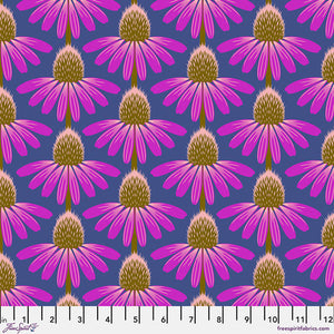 Echinacea in Haute, PWAH075.HAUTE, Love Always, AM, by Anna Maria Horner for Freespirit Fabrics, sold by the half-yard