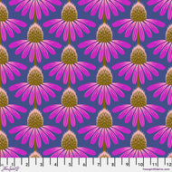 Echinacea in Haute, PWAH075.HAUTE, Love Always, AM, by Anna Maria Horner for Freespirit Fabrics, sold by the half-yard