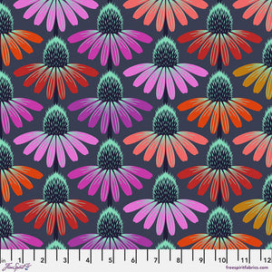 Echinacea in Glow, PWAH149.GLOW, Love Always, AM, by Anna Maria Horner for Freespirit Fabrics, sold by the half-yard
