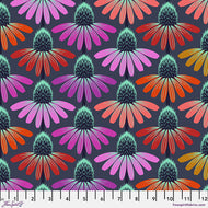 Echinacea in Glow, PWAH149.GLOW, Love Always, AM, by Anna Maria Horner for Freespirit Fabrics, sold by the half-yard