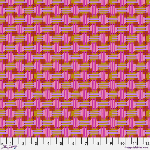 In Town in Sweet, PWAH158.SWEET, Love Always, AM, by Anna Maria Horner for Freespirit Fabrics, sold by the half-yard