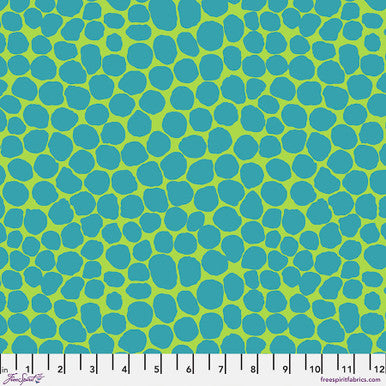 Jumble Dots in Seafoam PWBM053 by Kaffe Fassett for Free Spirit Fabrics, sold by the half-yard