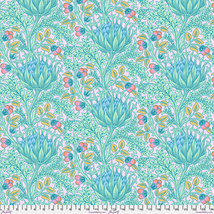 Artichoke Lavender PWKW001 by Kaffe & Morris Co. for Free Spirit Fabrics, sold by the half-yard