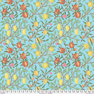 Fruit Duck Egg, PWKW010 by Kaffe & Morris Co. for Free Spirit Fabrics, sold by the half-yard