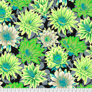 Cactus Flower in Contrast, PWPJ096.CONTRAST, by Philip Jacobs for the Kaffe Fassett Collective, for Free Spirit Fabrics, sold by the half-yard