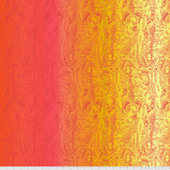 Little Fluffy Clouds in Mango PWTP177.MANGO, Pint-Sized Prints by Tula Pink, sold by the half-yard