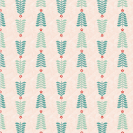 Prairie Christmas, Oh Christmas Tree in Natural, PC24354 by Poppie Cotton , sold by the half yard