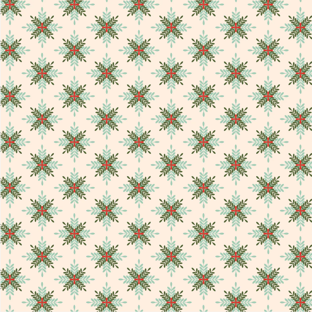 Prairie Christmas, A New Star in Natural, PC24364 by Poppie Cotton , sold by the half yard